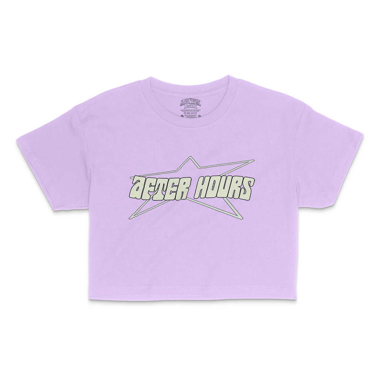 midnight law CROP TOP アフターアワーズ ラベンダー S