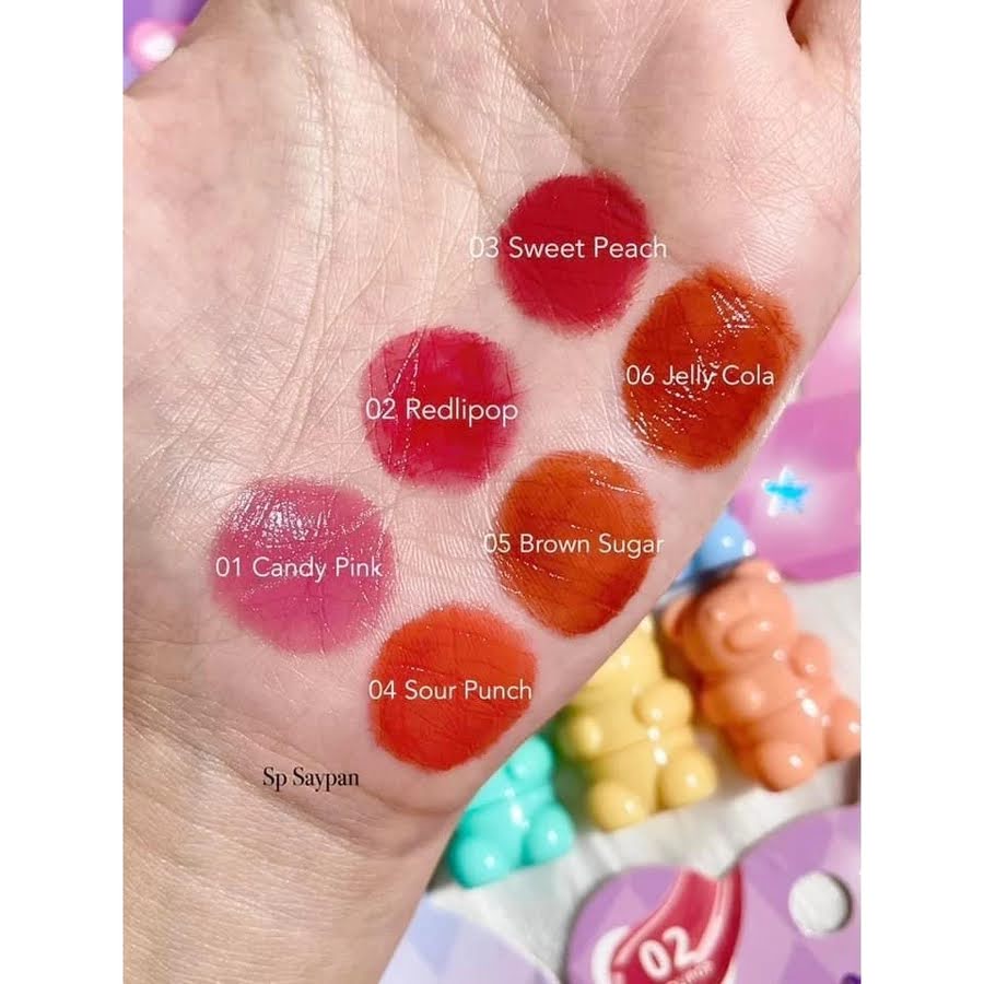 Cathy Doll Shiny Bear Lip Moist 01 CANDY PINK