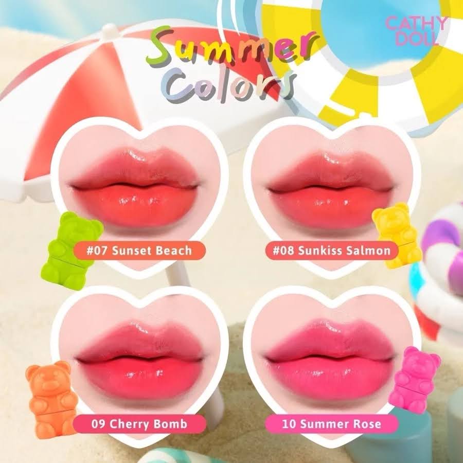 Cathy Doll Shiny Bear Lip Moist 09 CHERRY BOMB