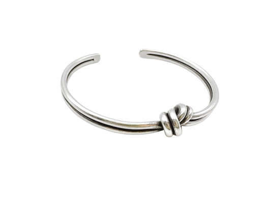 カレンシルバー バングル ノット