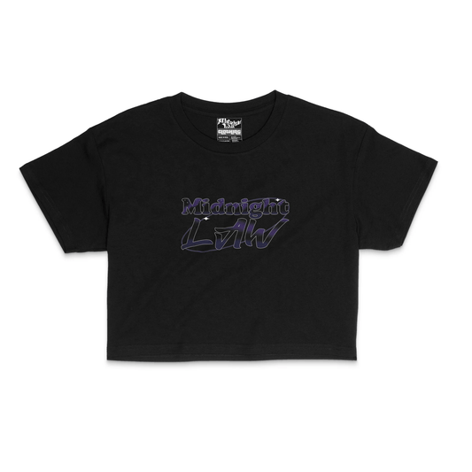 midnight law CROP TOP ナイトスカイ ブラック S