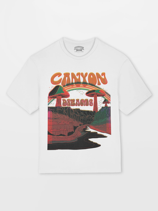 midnight law HEAVYWEIGHT OVERSIZED T-SHIRT [UNISEX] キャニオン・オブ・ドリームズ L