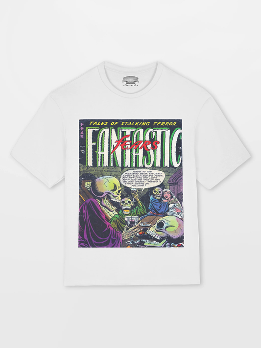 midnight law HEAVYWEIGHT OVERSIZED T-SHIRT [UNISEX] ファンタスティック・フィアーズ L