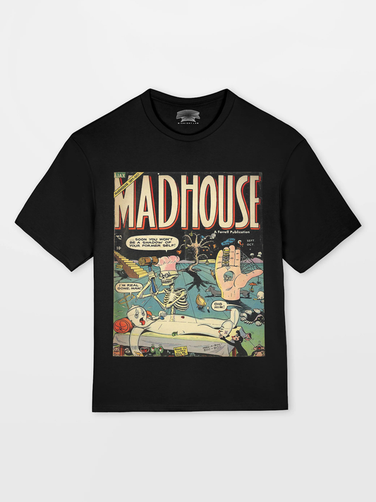 midnight law HEAVYWEIGHT OVERSIZED T-SHIRT [UNISEX] マッドハウス L