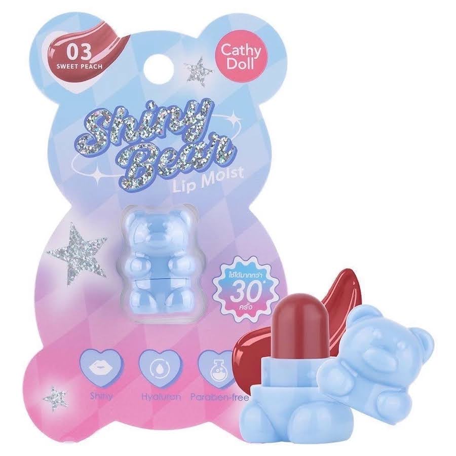 Cathy Doll Shiny Bear Lip Moist 03 SWEET PEACH