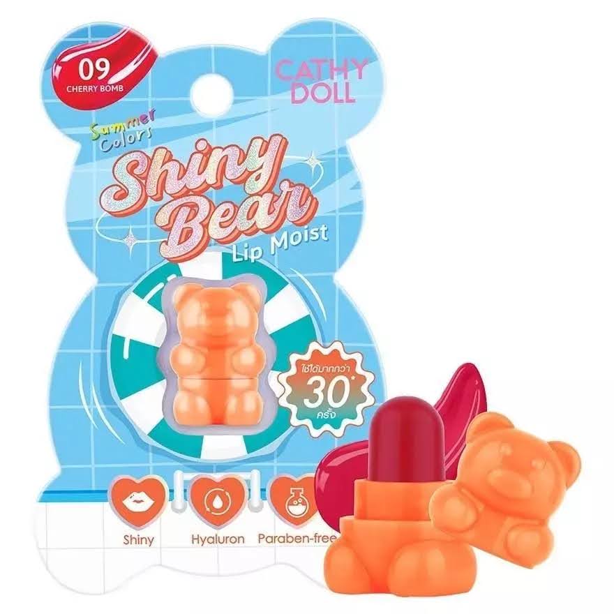 Cathy Doll Shiny Bear Lip Moist 09 CHERRY BOMB
