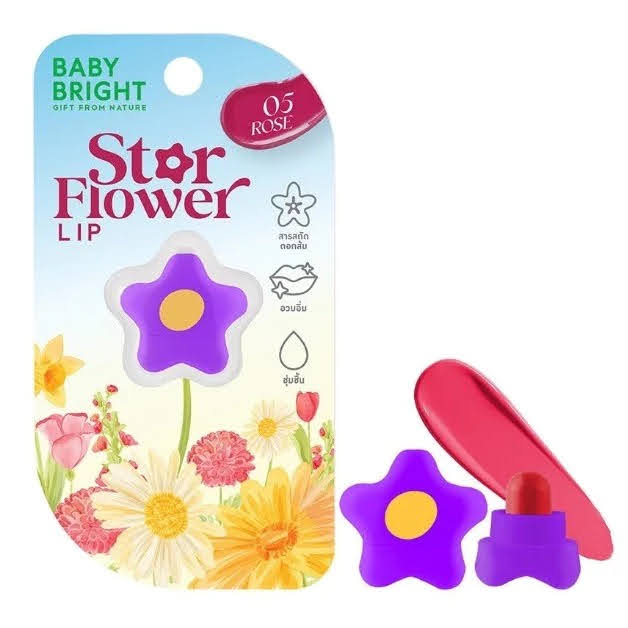 Baby Bright Star Flower Lip 05 ROSE